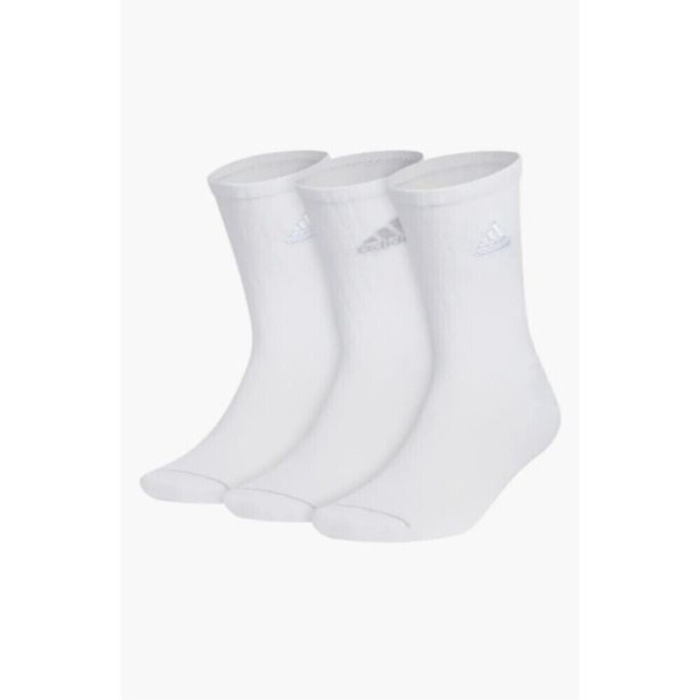 3Pack Adidas AEROREADY Mens Socks White Crew Classic Cushioned Climacool